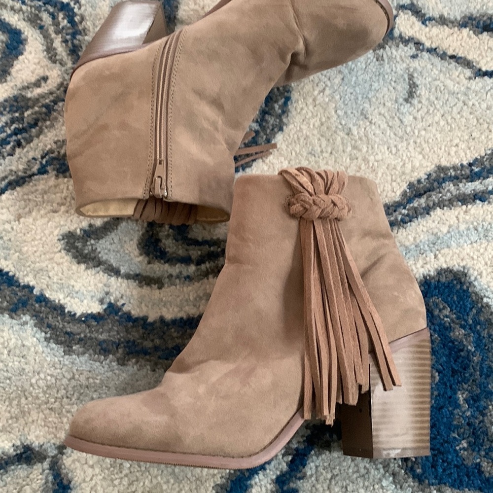 Forever 21 Fringe Booties